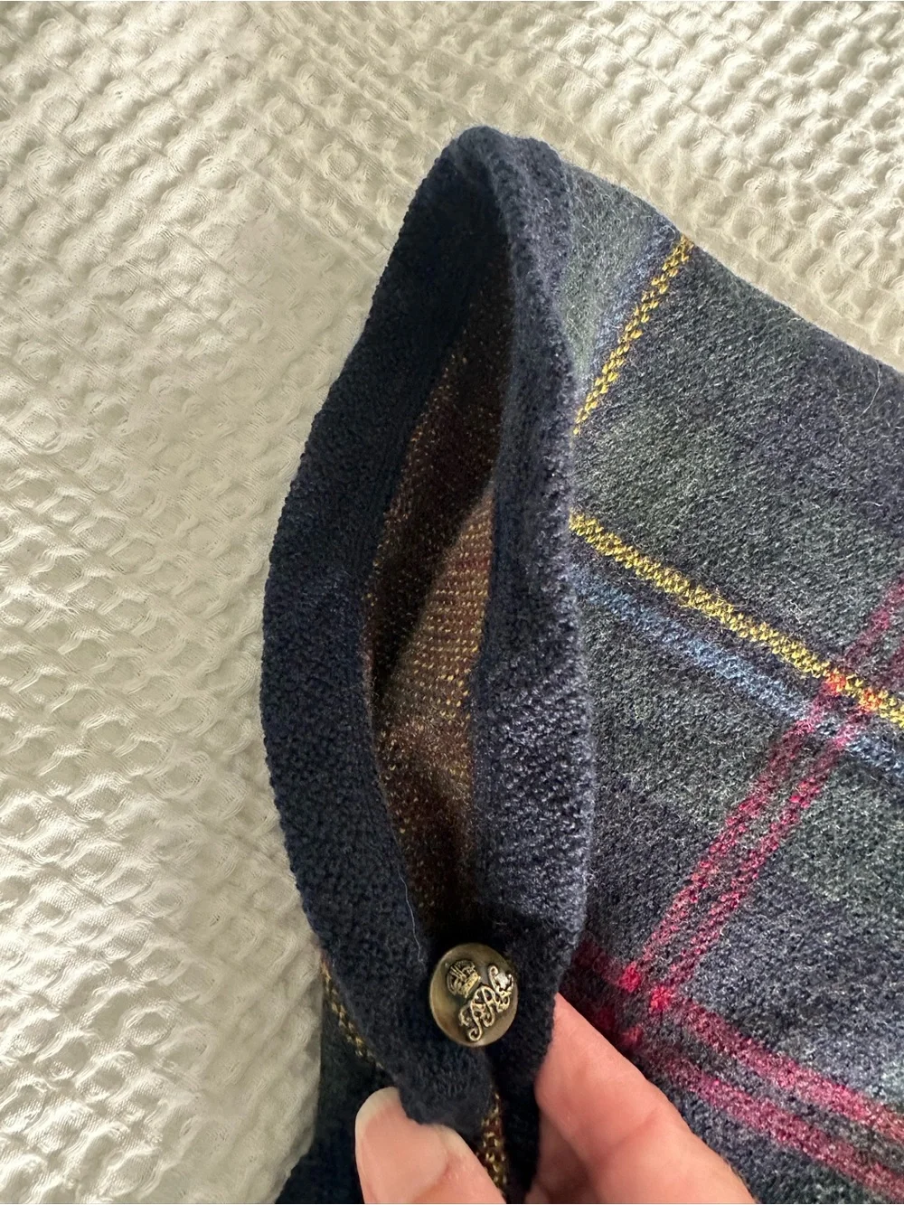 Polo by Ralph Lauren Wool Plaid Poncho Girls Size 4T